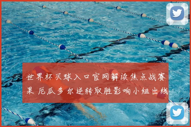 世界杯买球入口官网解读焦点战赛果 厄瓜多尔逆转取胜影响小组出线