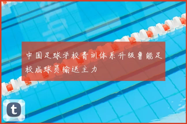 中国足球学校青训体系升级鲁能足校成球员输送主力