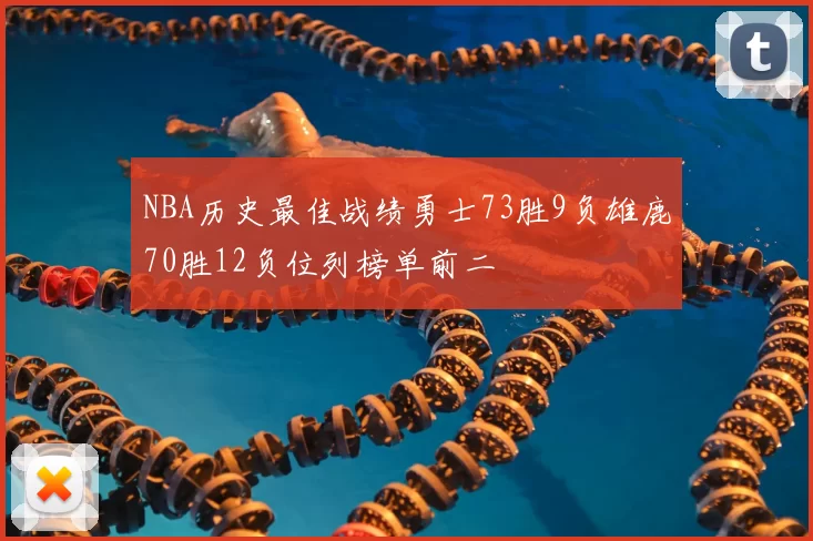 NBA历史最佳战绩勇士73胜9负雄鹿70胜12负位列榜单前二